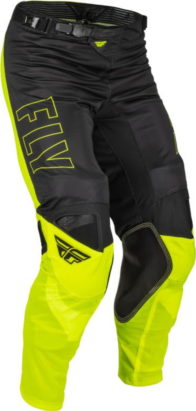 Fly Racing Kinetic Mesh Fuel Hi-Viz Black Pants