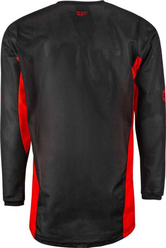 Fly Racing Kinetic Mesh Fuel Red Black Jersey