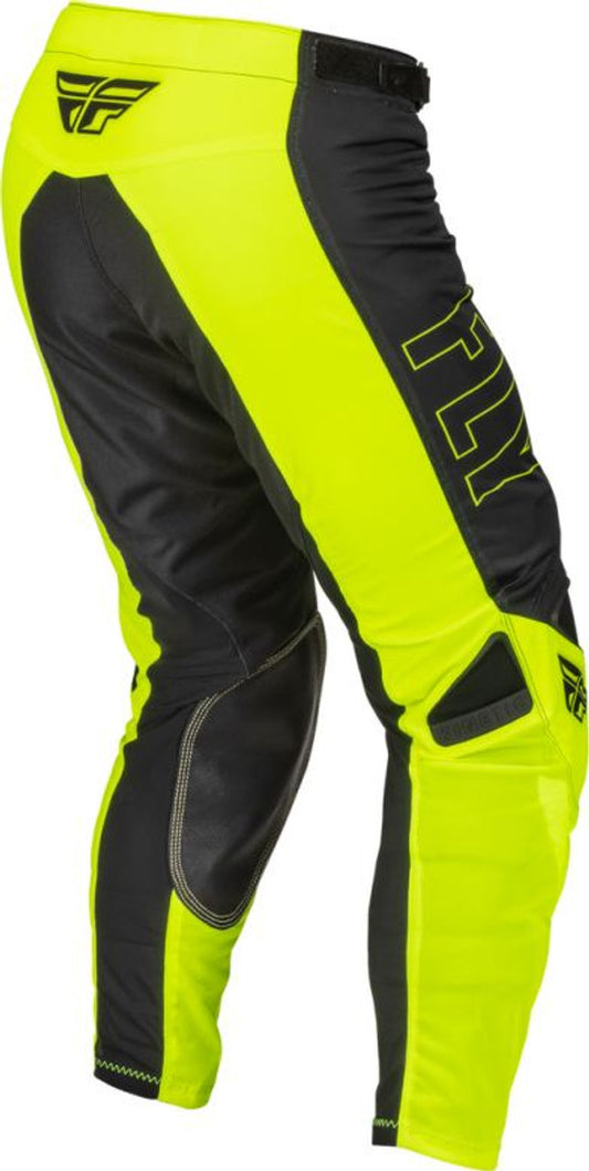 Fly Racing Kinetic Mesh Fuel Hi-Viz Black Pants