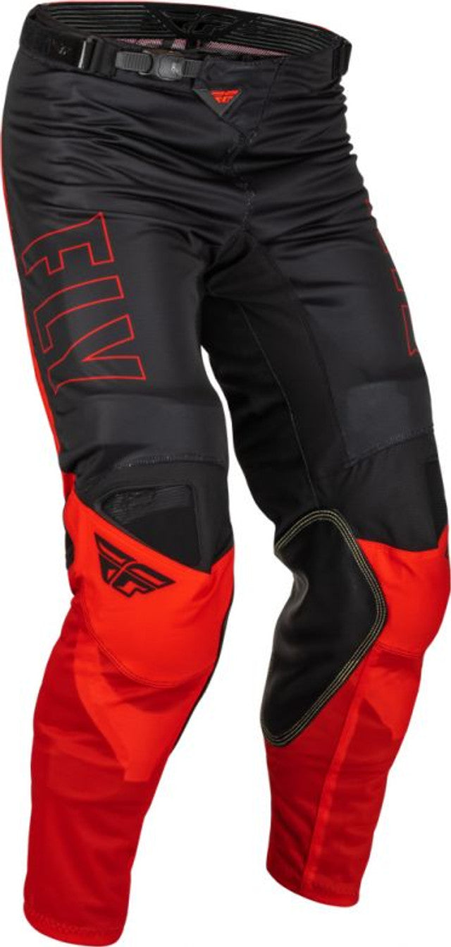 Fly Racing Kinetic Mesh Fuel Red Black Pants