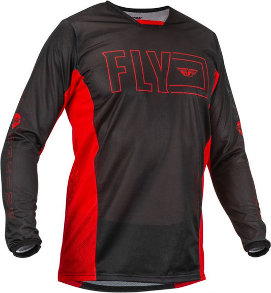 Fly Racing Kinetic Mesh Fuel Red Black Jersey